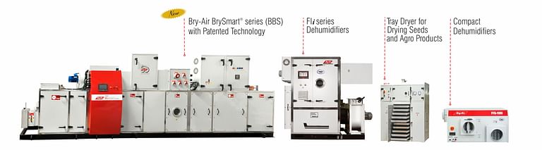 Range of Bry-Air Dehumidifiers for Pharmaceutical Industry