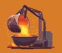Molten Iron Pouring