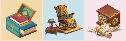 Old holy books illustration